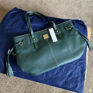 Beautiful large green Donney and Bourke handbag